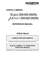 Preview for 1 page of Olympus STYLUS 400 Digital Reference Manual