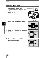 Предварительный просмотр 61 страницы Olympus STYLUS 400 Digital Reference Manual