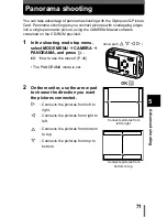 Предварительный просмотр 72 страницы Olympus STYLUS 400 Digital Reference Manual