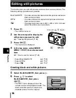 Предварительный просмотр 97 страницы Olympus STYLUS 400 Digital Reference Manual