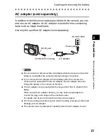 Предварительный просмотр 21 страницы Olympus Stylus 410 Reference Manual