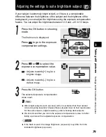 Предварительный просмотр 79 страницы Olympus Stylus 410 Reference Manual