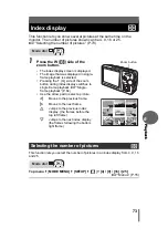 Preview for 73 page of Olympus Stylus 500 Advanced Manual