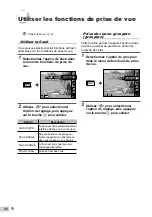 Предварительный просмотр 26 страницы Olympus STYLUS-5010 Manuel D'Instructions