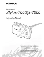 Olympus Stylus-7000 Instruction Manual preview