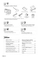 Предварительный просмотр 2 страницы Olympus Stylus-7000 Instruction Manual