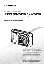 Preview for 1 page of Olympus STYLUS-7030 Manuel D'Instructions