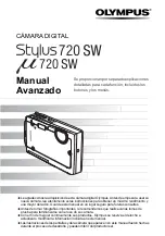 Предварительный просмотр 1 страницы Olympus Stylus 720 SW Manual Avanzado