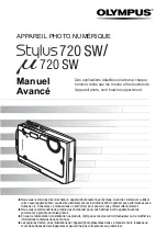 Olympus Stylus 720 SW Manuel Avancé preview