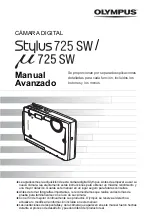 Olympus Stylus 725 SW Manual Avanzado preview