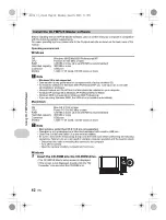 Предварительный просмотр 42 страницы Olympus Stylus 750 Instruction Manual