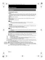 Предварительный просмотр 62 страницы Olympus Stylus 750 Instruction Manual