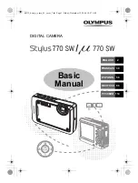Olympus Stylus 770 SW Basic Manual preview