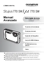 Olympus Stylus 770 SW Manual Avanzado preview