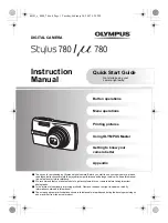Preview for 1 page of Olympus Stylus 780 Instruction Manual