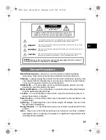 Предварительный просмотр 25 страницы Olympus Stylus 790 SW Basic Manual