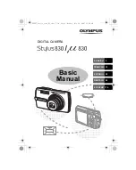 Предварительный просмотр 1 страницы Olympus Stylus 830 Basic Manual