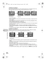 Предварительный просмотр 26 страницы Olympus Stylus 850 SW Instruction Manual