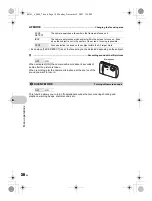 Предварительный просмотр 30 страницы Olympus Stylus 850 SW Instruction Manual