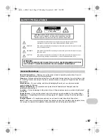 Предварительный просмотр 67 страницы Olympus Stylus 850 SW Instruction Manual