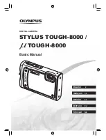 Olympus STYLUS TOUGH-8000 Basic Manual preview