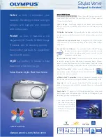Preview for 1 page of Olympus STYLUS VERVE S Brochure