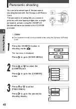 Preview for 42 page of Olympus Stylus Verve - Stylus Verve 4MP Digital... Advanced Manual