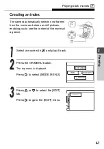 Preview for 61 page of Olympus Stylus Verve - Stylus Verve 4MP Digital... Advanced Manual