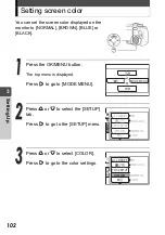 Preview for 102 page of Olympus Stylus Verve - Stylus Verve 4MP Digital... Advanced Manual