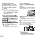 Предварительный просмотр 42 страницы Olympus SZ-12 Manual De Instrucciones