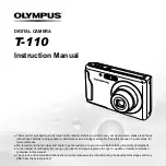 Preview for 1 page of Olympus T-110 Instruction Manual