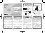 Preview for 2 page of Olympus TF-22 Quick Start Manual