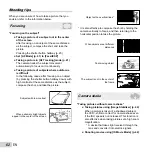 Предварительный просмотр 62 страницы Olympus TG-310 Instruction Manual