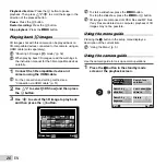 Предварительный просмотр 26 страницы Olympus TG-320 Instruction Manual