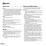 Предварительный просмотр 64 страницы Olympus TG-320 Instruction Manual