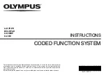 Olympus U-D7RES Instructions Manual preview