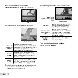 Предварительный просмотр 24 страницы Olympus VG-110 Manuel D'Instructions