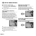 Предварительный просмотр 26 страницы Olympus VG-120 Manual De Instrucciones