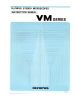Olympus VM Series Instruction Manual preview