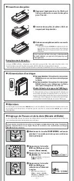 Preview for 3 page of Olympus VN 3200 - PC Digital Voice Recorder Mode D'Emploi