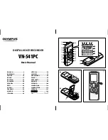 Olympus VN-541PC Basic Manual preview