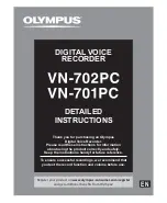 Olympus VN-701PC Detailed Instructions preview