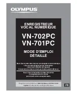 Olympus VN-701PC Mode D'Emploi preview