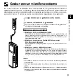 Preview for 25 page of Olympus VOICE & MUSIC DM-10 Instrucciones En Línea