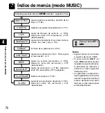 Preview for 76 page of Olympus VOICE & MUSIC DM-10 Instrucciones En Línea