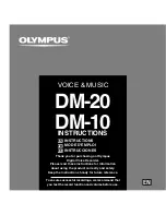 Olympus VOICE & MUSIC DM-10 Instructions Manual preview
