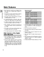 Preview for 6 page of Olympus VOICE & MUSIC DM-10 Instructions Manual