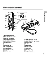 Preview for 5 page of Olympus W-10 - 16 MB Digital Voice Recorder Instructions Manual