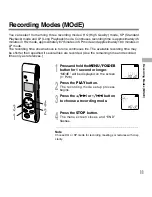 Preview for 11 page of Olympus W-10 - 16 MB Digital Voice Recorder Instructions Manual