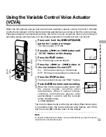 Preview for 13 page of Olympus W-10 - 16 MB Digital Voice Recorder Instructions Manual